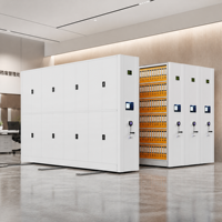 Étagère mobile à grande capacité de charge et haute densité, compacteur manuel, armoire de classement, stockage de dossiers hospitaliers, pour écoles, ateliers, entrepôts frigorifiques