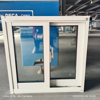 Fenêtre coulissante en aluminium haute qualité avec barreaux anti-effraction, grille de sécurité, double vitrage, isolation thermique, insonorisation extérieure, économie d'énergie