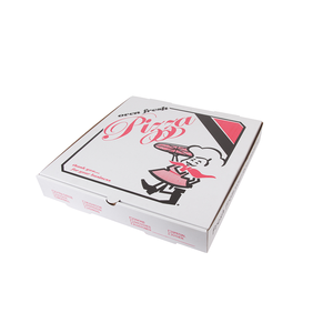 Custom Kraft Papel Kraft Caixas De Pizza Impressora 7 8 9 10 12 14 Polegadas Com Logotipo Caixa De Massa De Pizza 33 35 <span class=keywords><strong>cm</strong></span> 30x30 - Product Image 3