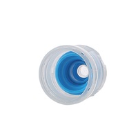 Bouchon de bouteille d'eau sport anti-déversement 30 mm avec valve en silicone, design à clapet, bouchon à vis entièrement en plastique, couvercle anti-poussière pour le sport, emballage de fermeture