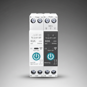 Interruptor de Circuito Inteligente Wifi 1p 63a para Riel DIN, Control Remoto Inalámbrico para Hogar Inteligente de <span class=keywords><strong>Tongo</strong></span> - Product Image 1