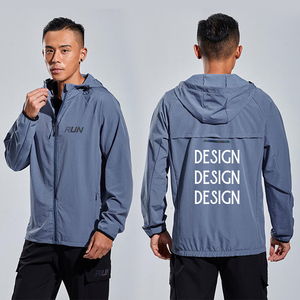 Veste coupe-vent chaude à capuche en caoutchouc 3D personnalisée pour hommes, pour l'extérieur - Product Image 6