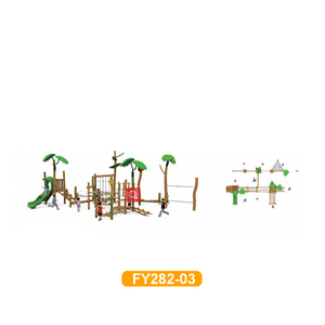 Umfassendes körperliches Training Spielplatz Holzprodukte <span class=keywords><strong>Robinia</strong></span> Natural Story Series Kinder Outdoor-Ausrüstung - Product Image 6
