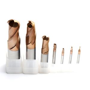 مطاحن نهاية الأنف hrc° الصلبة كربيد 55 مطحنة نهاية كربيد مصنعين مطحنة نهاية اثنين من الناي - Product Image 2