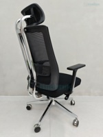 Usine Chaise De Bureau Chaise Pivotante De Bureau avec Pieds Croisés Moyen Dos Tournant Appui-Tête Ordinateur pour Home Room Manager