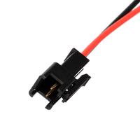 Câbles de connexion pour bande LED 5050, avec connecteurs électriques JST 3 broches, 4 broches, et fiches SM 2 broches, mâles et femelles.