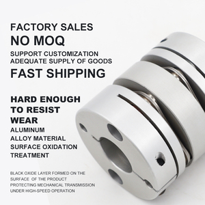 Nhôm CNC động cơ kẹp khớp nối linh hoạt hàm trục <span class=keywords><strong>Coupler</strong></span> 5mm 8mm tùy chỉnh đĩa OD 19x25mm 3/4/5/6/6.35/7/8/10mm - Product Image 4