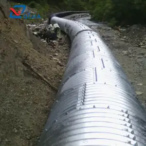 Pabrik asli diproduksi pipa culvert baja bergelombang galvanis