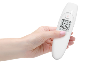 <span class=keywords><strong>Thermomètre</strong></span> infrarouge multifonctionnel pour oreille et front, avec rétroéclairage, fonction vocale, Bluetooth en option, alarme de fièvre, pour bébé et adulte - Product Image 1