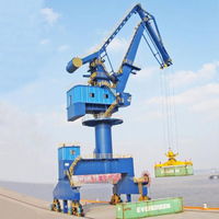 Grue de portail de chantier naval de 50 tonnes