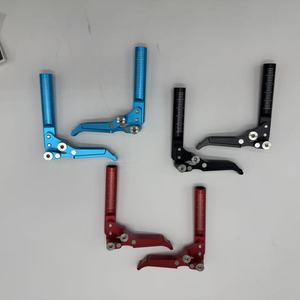 Roues de sport pour fauteuil roulant tout-terrain Eagle Style en alliage d'aluminium, version longue, avec frein à ciseaux, jantes légères et anti-dérapantes - Product Image 1