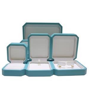 Boîte à bijoux en bois laqué haut de gamme créative, boîte à bijoux personnalisée avec logo, ensemble de boîtes à bijoux bleu frais, vente en gros - Product Image 4