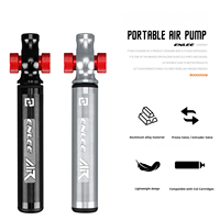 Mini pompe à vélo manuelle en aluminium, gonfleur de pneus portable Presta/Schrader pour vélos de montagne