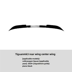 Aileron arrière 2024+ Mk3 en ABS, simple niveau, accessoire central pour modification extérieure ZST-874 Mk3 Sp - Product Image 6