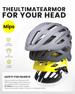 <span class=keywords><strong>Casco</strong></span> Deportivo Doble Ultra Ligero Todo en Uno Outdoormaster - Equipo de Seguridad para Adultos para Ciclismo de Montaña y Carretera - Product Image 6