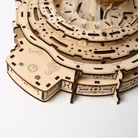 Kerajinan Kayu Model Kastil Rumah Hiasan Pemotongan Laser DIY Puzzle Kayu Rakitan Kartun 3D untuk Dewasa