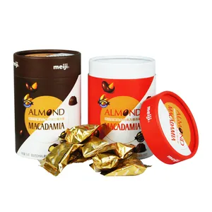 Customized Biodegradable Environmentally Friendly Food Grade Paper Cans Sealed Moisture Resistant Chocolate Paper Cans