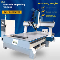 Machine de gravure CNC à tête pivotante à quatre axes, multifonctionnelle, garantie 4 ans, surfaces courbes, mur d'armoire, bois