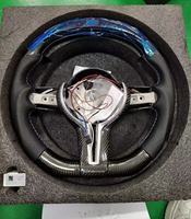 Volant pour BMW M Sports M2 M3 M4 M5 F10 F20 F22 F30 F32 F36 F40 F90 LED en fibre de carbone