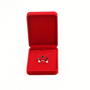 Velvet Jewelry <b>Box</b> for <b>Gift</b> Packaging Small <b>White</b> Custom High End - Product Image 3