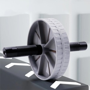 Voyage Ab Roller <span class=keywords><strong>Pliable</strong></span> Double Roue Conception <span class=keywords><strong>Léger</strong></span> Avec Sac De Transport pour On-The-Go Core Strength Exercise AB Roller - Product Image 2