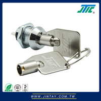 Serrures de coffre-fort en alliage de zinc étanches, haute sécurité, 2 clés, 2 positions, OEM, finition chromée brillante, certifiées ISO9001
