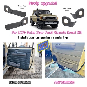 Cubiertas de Altavoces para Puertas con Portavasos ABS para Land Cruiser Serie 70 HZJ76/HZJ79/HZJ78/LC76/LC79/VDJ76, Kit de Sonido - Product Image 3