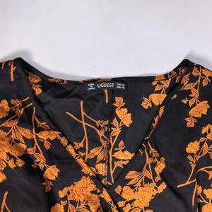 Nouvelle Robe Longue Décontractée pour Femme 2026 de Haute Qualité avec Décoration Feuille d'Érable, Manches Longues et Col en V – Service Direct Usine - Product Image 5