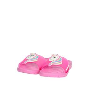Ciabatte da Bambina Unicorno Magic con Stampa Animalier Fucsia - Product Image 6