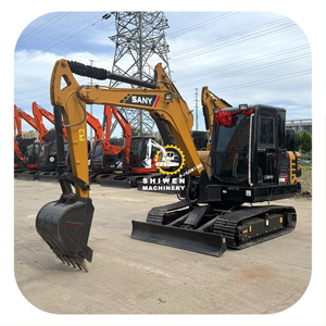 รถขุด Sany Sy60 เครื่องยนต์ Kubota V2607 ของแท้จากจีน สำหรับงานเกษตรและก่อสร้าง พร้อมใบมีดดันดิน Sy55 Sy60 Sy70 - Product Image 3