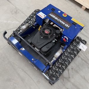 จัดส่งฟรี เครื่องตัดหญ้าแบบ All-terrain RC ได้รับมาตรฐาน CE EPA, เครื่องตัดหญ้าหุ่นยนต์บังคับวิทยุแบบติดตั้งบนแทร็ก พร้อมใบมีด HD224-55 แบบเรียบง่าย - Product Image 2