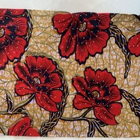 Tela de cera de algodón Ultra de alta calidad, Gema con estampado dorado, técnica de tejido textil decorativo para sofá, vestido para niños y niñas, nuevo
