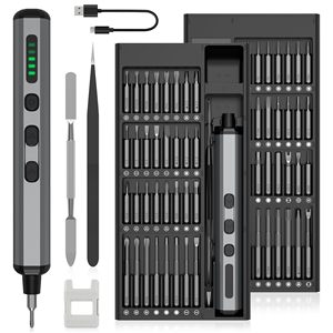 Cacciavite Elettrico 68-in-1, Set di 64 Punte Magnetiche Multifunzione per Telefoni, Fotocamere, Laptop, Orologi, Occhiali e Altro - Product Image 1