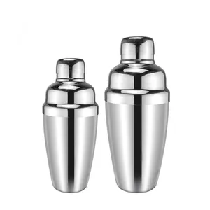 Hot Seller 350ML Stainless Steel Bank Boston Single Gift Cocktail Bar Branded Cocktail Shaker