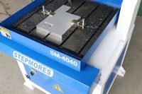 Mini-fraiseuse CNC à structure en fonte de fer 400x400mm, routeur CNC 4040, moteur 2.2KW pour métaux et aluminium