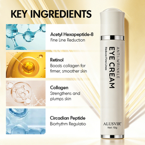 Crema Coreana de Marca Privada para el Contorno de Ojos, Reafirmante, Hidratante, con Retinol, Péptidos y Colágeno, Antiarrugas y Antihinchazón - Product Image 3