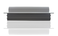 Diffuseur de jet incurvé en aluminium, moderne, pour extérieur, avec tuyau en spirale, pour CVC, à lamelles réglables, fonction de ventilation et de climatisation