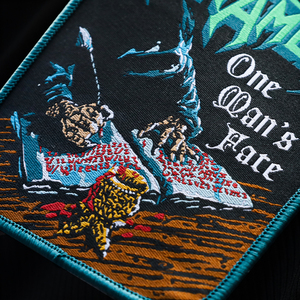 Biểu Tượng Tùy Chỉnh Dệt Các Bản Vá Lỗi Nhiều Màu Thực hiện Gothic Phong Cách <span class=keywords><strong>Skull</strong></span> Parches May Trên Nhãn Phù Hiệu Sắt Trên Dệt Vá Cho Áo Khoác Và Cap - Product Image 2