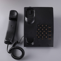 Système de téléphone de bureau analogique de base, téléphone filaire pour chambre d'hôtel, salle de bain ou bureau