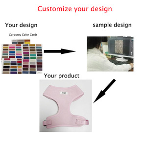 Arnés y Correa Ajustables para Perro de Pana Rosa Bebé, Clásico, Superventas, con Materiales de Primera Calidad para Exteriores - Product Image 3