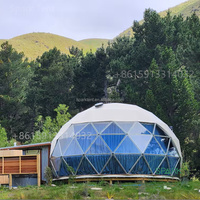 Dôme de tente en verre PVC à prix avantageux, tente de glamping pour hôtel en plein air