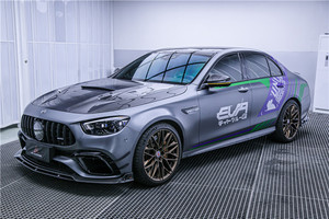 Kit de Carrocería de Fibra de Carbono para Mercedes-Benz E63S, Estilo AE Mejorado, Alerón, Difusor y Rejilla Delantera de Fibra de Carbono - Product Image 3