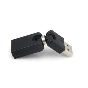 Adaptador USB macho a hembra, conector A a A giratorio de 360 ​​grados, adaptador de extensión USB de plástico para dispositivos informáticos - Product Image 3