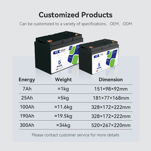 Batterie de stockage d'énergie LiFePO4 de qualité A à semi-conducteurs, tension optionnelle 12V/24V/36V, 50-350AH - Product Image 3