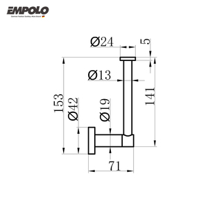 Recién llegado, toallero <span class=keywords><strong>de</strong></span> papel <span class=keywords><strong>de</strong></span> <span class=keywords><strong>pie</strong></span> <span class=keywords><strong>de</strong></span> Metal negro para inodoro, estante <span class=keywords><strong>de</strong></span> papel montado en la pared - Product Image 2