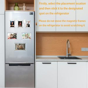 Haute qualité personnalisable fort magnétisme acrylique réfrigérateur cadre magnétique acrylique Photo cadres Photo Mini cadre Photo clair - Product Image 3