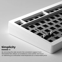 Kit Keyboard Mekanik Akko MONSGEEK M1 V3 DIY 75% RGB Hot-Swap South-Facing Barebone Aluminium VIA/QMK Gasket-Mount