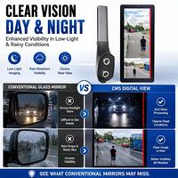 Système de surveillance de caméra CMS à écran partagé avec télécommande, avertissement IA BSD, UN ECE R46 1080P AHD pour camions, bus, fourgons et véhicules