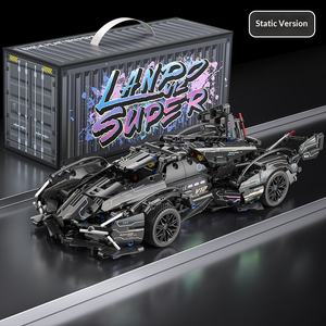 Compatible con Control Remoto, Bloques de Construcción de Plástico ABS, Juguete de Construcción, Auto de Carreras, Modelo de Superauto, <span class=keywords><strong>para</strong></span> Niños - Product Image 4