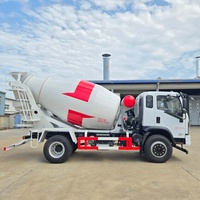 Camion malaxeur à béton Dongfeng à essieu unique haute efficacité, moteur Yuchai 240 chevaux, tambour de mélange de 7,5 mètres cubes avec moteur